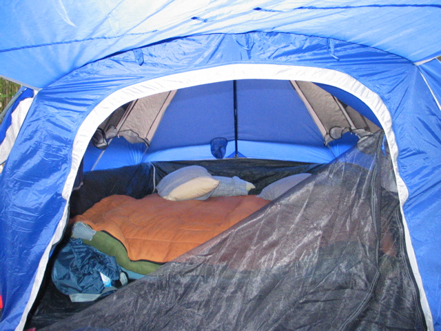 Truck tents first true outting.
