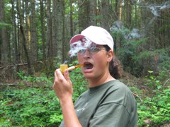 I swear I wasn't smoking!